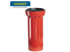 100mm Harmer SML Cast Iron Soil & Waste Above Ground Pipe - Sleeved Connector