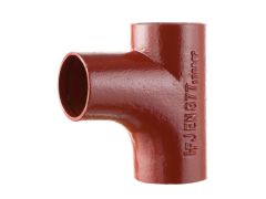 100x100mm Hargreaves Halifax Soil Cast Iron 88 Degree Single Radius Curve Branch