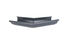 115mm Half Round Anthracite Grey Galvanised Steel 135degree  External Gutter Angle