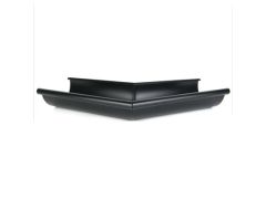 115mm Half Round Black Coated Galvanised Steel 135degree External Gutter Angle
