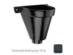 200mm Cast Aluminium Flat Back Hopper Head -63mm (2.5