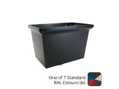 300mm Large Rectangular Cast Aluminium Rectangular Hopper Head - 63mm (2.5