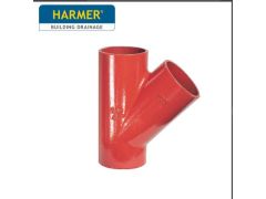 50 x 50mm Harmer SML Cast Iron Soil & Waste Above Ground Pipe - Single Branch - 45 Degree