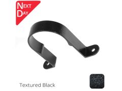 76mm (3") Aluminium Downpipe Fixing Clip - Textured Black