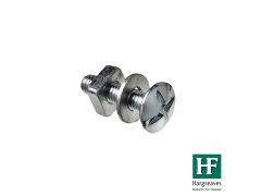 Hargreaves Foundry M6x25mm ZP Gutter Bolt Nut & Washer Kit