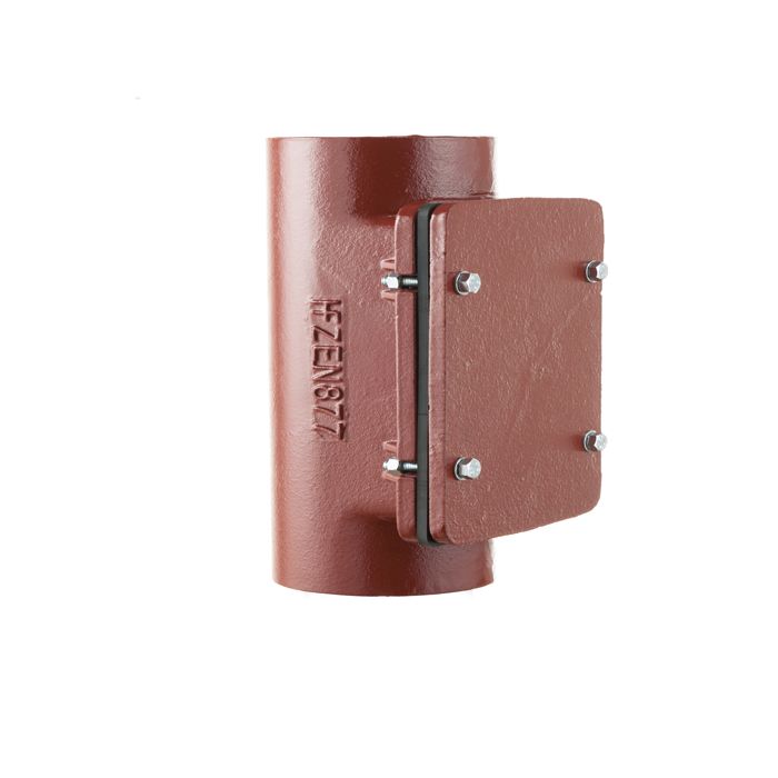 100mm Hargreaves Halifax Soil Cast Iron Access Pipe with Rectangular Door