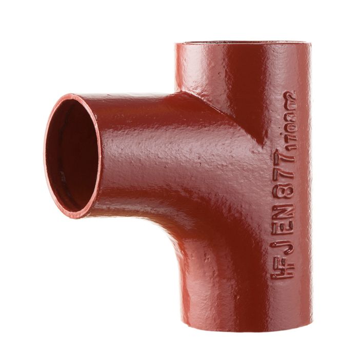 100x100mm Hargreaves Halifax Soil Cast Iron 88 Degree Single Radius Curve Branch