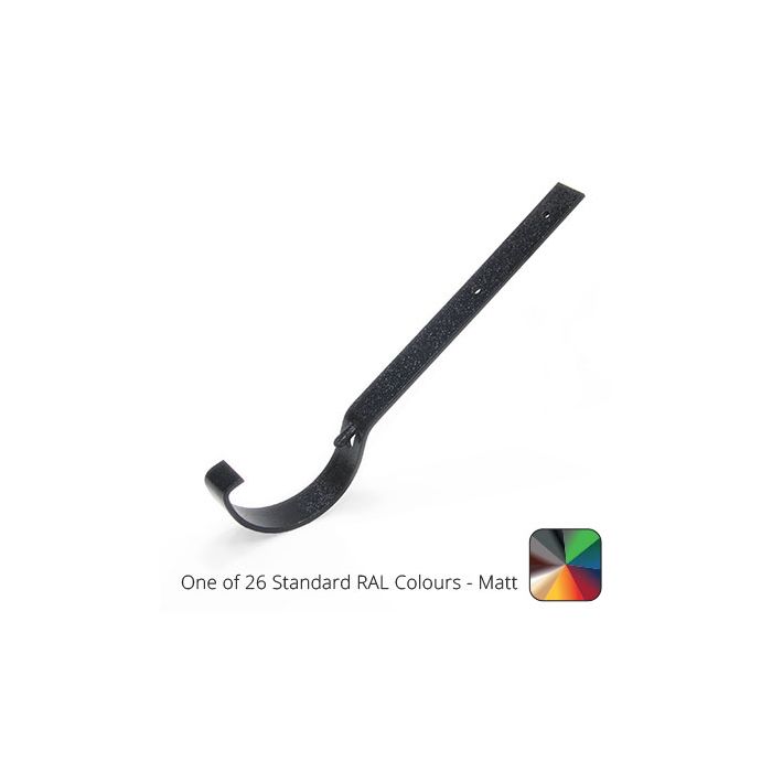 100mm (4") Half Round Cast Aluminium Gutter Top Fix Rafter Bracket - One of 26 Standard Matt RAL colours TBC 