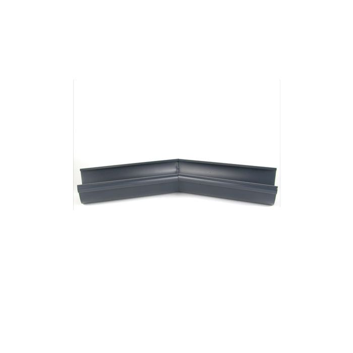 115mm Half Round Anthracite Grey Galvanised Steel 135degree  Internal Gutter Angle