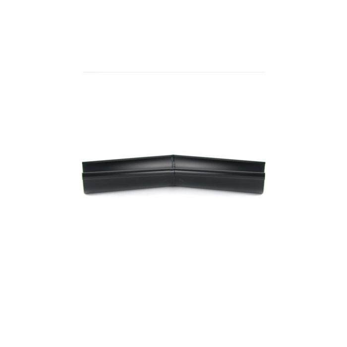 115mm Half Round Black Coated Galvanised Steel 135degree Internal Gutter Angle
