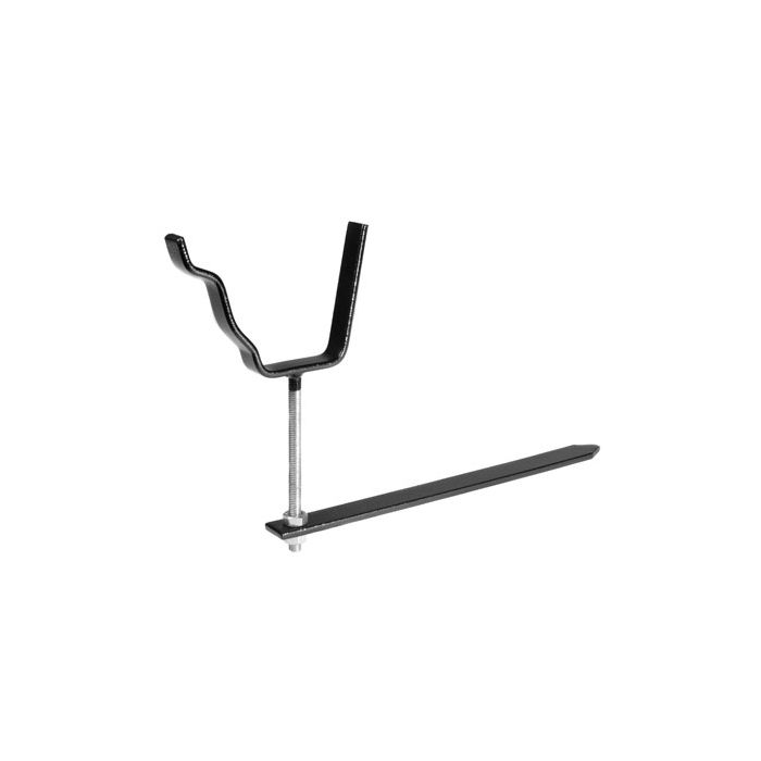 100x75 (4"x 3") Moulded Rise & Fall Bracket for Cast Iron Gutter  - Black
