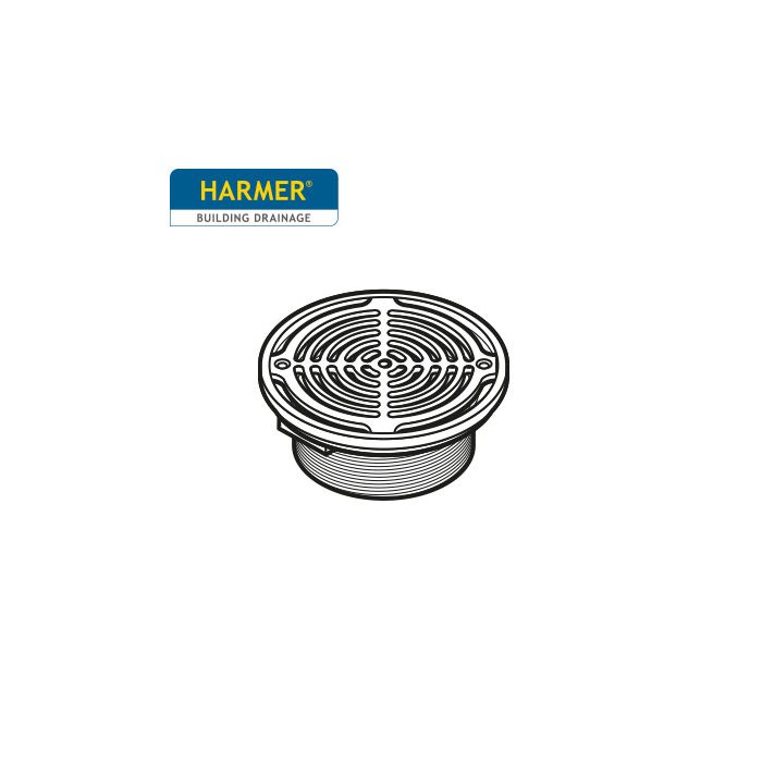 150mm Circular Compact Ring Grate Nickel Bronze with Trap - Direct Fix