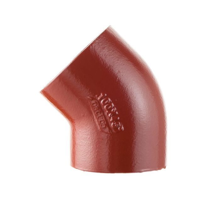 70mm Hargreaves Halifax Soil Cast Iron 45 Degree Short Radius Bend