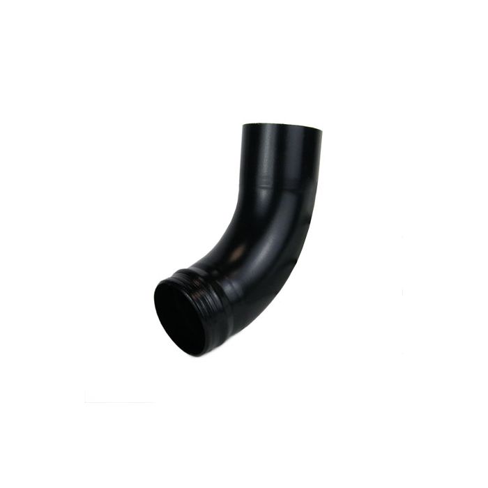 60mm Black Galvanised Steel Downpipe Shoe