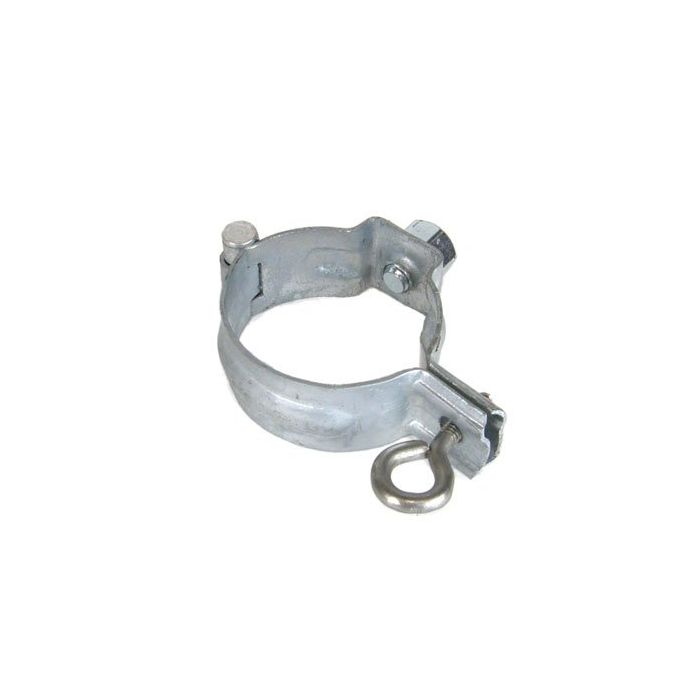 60mm Galvanised Steel Downpipe Bracket with M10 Boss - for use with M10 Screw (not included)
