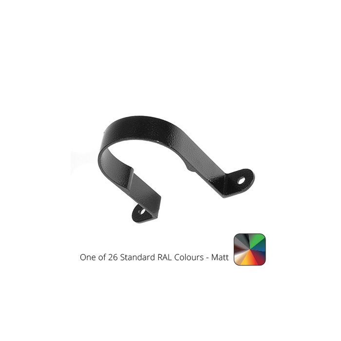 63mm (2.5") Aluminium Downpipe Clip - One of 26 Standard Matt RAL colours TBC
