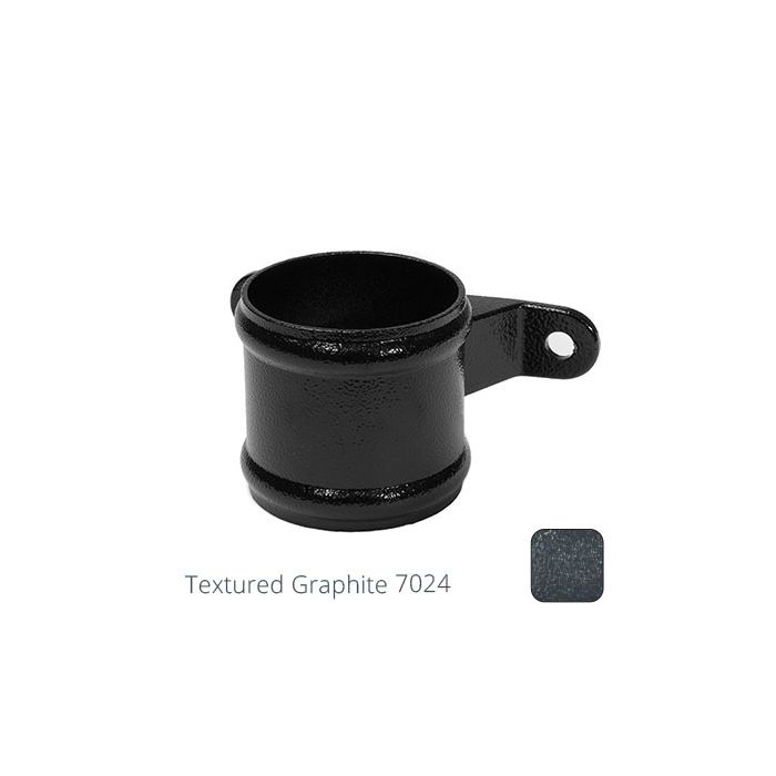 63mm (2.5") Cast Aluminium Eared Socket - Textured Graphite Grey RAL 7024