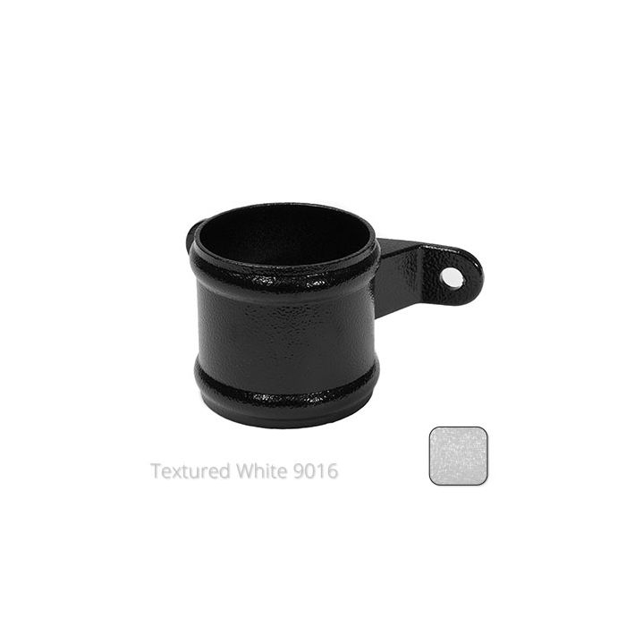 63mm (2.5") Cast Aluminium Eared Socket - Textured Traffic White RAL 9016