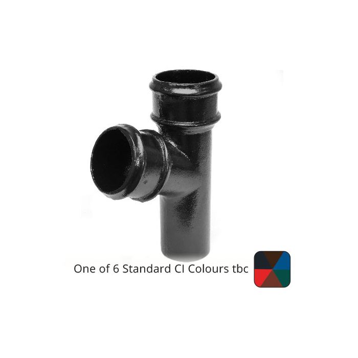 75mm (3") Cast Iron 112 degree Branch without Ears - One of 6 CI Standard RAL Colours TBC