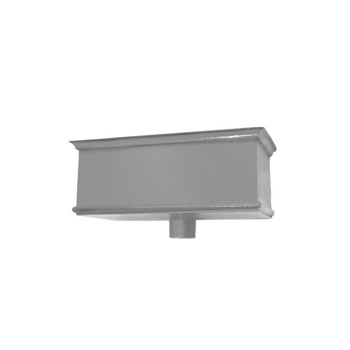 Cast Iron H82(14) Ornamental Hopper - 355x235x200mm - Transit Primed