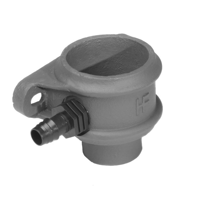 65mm (2.5") Cast Iron Downpipe Rainwater Divertor - Primed