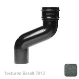 ) Cast Aluminium 150mm Offset without Ears - Textured Basalt Grey RAL 7012