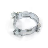 100mm Galvanised Steel Downpipe Bracket with M10 Boss - for use with M10 Screw (not included) - (there is no Natural Zinc Version)