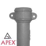 75mm (3") x 1.83m Cast Iron Downpipe with Ears - Primed 